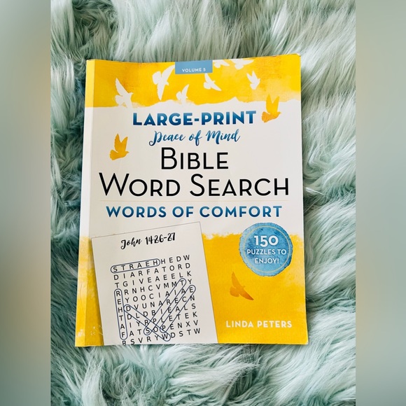 Large print Bible Word Search by Linda Peters - Picture 3 of 3